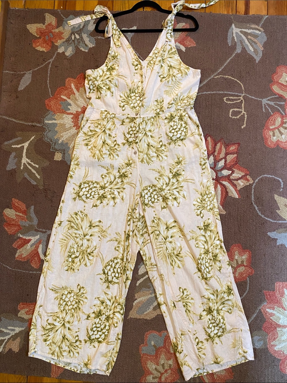 Panama Jack Linen Blend Jumpsuit